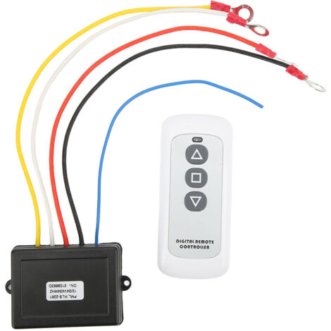 Kit de télécommande de treuil universel sans fil 12V 24V Kit de télécommande et récepteur de treuil