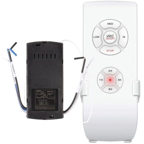 Kit de télécommande pour ventilateur de plafond, télécommande universelle intelligente pour ventilateur de plafond et lumière pour Hunter's Harbor Breeze-VSIAISV