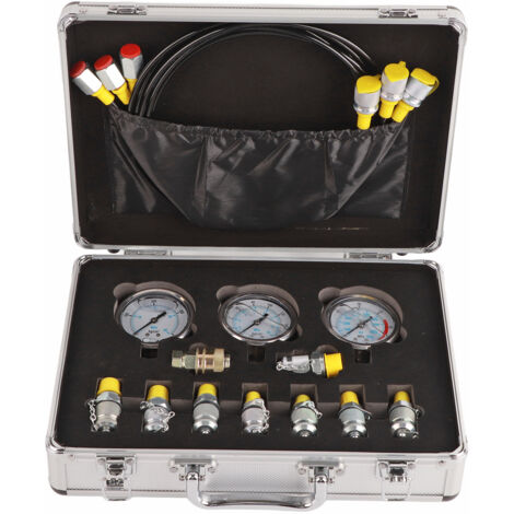 Kit de Test de pression hydraulique Portable, outil de Test d'équipement