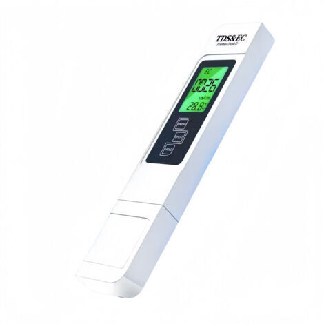 Kit de test d'eau potable - Testeur TDS 4 en 1, EC et température (°C, °F), stylo testeur d'eau numérique précis et fiable