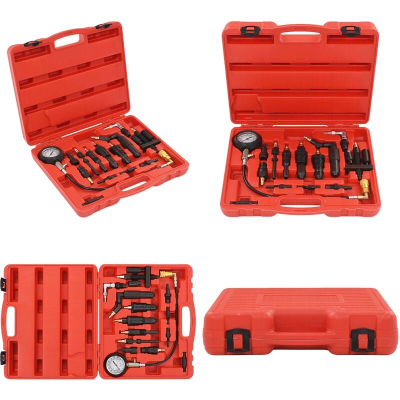Vidaxl - Kit de testeur de compression de moteur diesel - Kit De Test De Compression - Outil Mécanique - Tester Compression Moteur Diesel - Outil