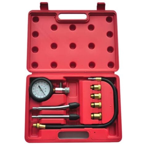 Kit de testeur de compression pour moteur à essence 9 pcs vidaXL