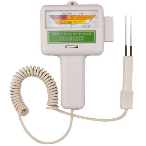 Kit de testeur de Compteur d'eau de Chlore PH, Moniteur numérique Portable d'analyse