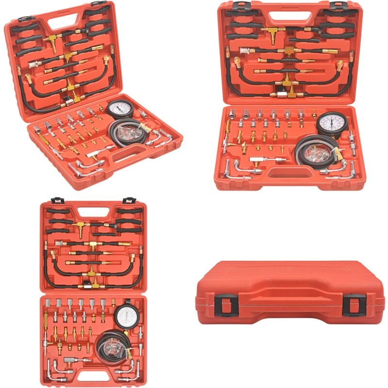 Kit de testeur de pression d'injection de carburant - Kit Testeur Pression Injection Carburant - Outil Mécanique Automobile - Tester Pression Huile
