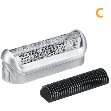 Kit de tête de lame et de grille pour rasoir électrique à piston Braun 5S, modèles M60, M90 et P60.