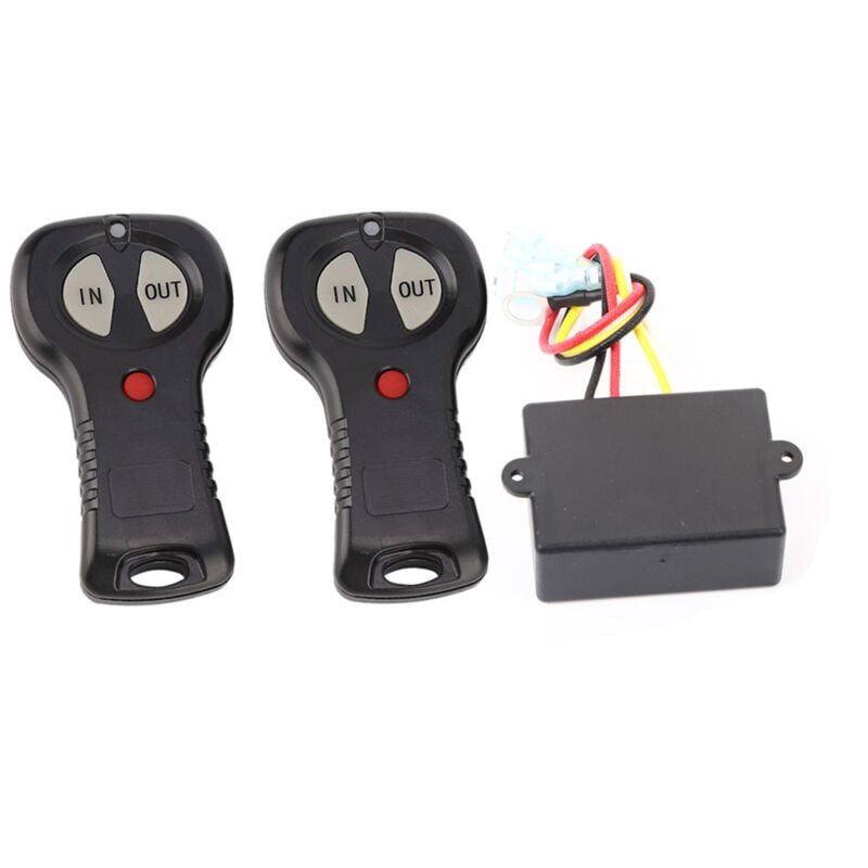 YB - Jeffergarden Kit de télécommande de treuil universel sans fil 1 paire 12V pour camion de voiture