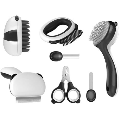 Kit de toilettage pour chat : 7 accessoires
