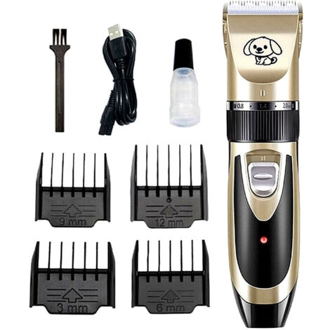 Kit de toilettage pour chiens et chats, tondeuse électrique sans fil rechargeable-AquaForge