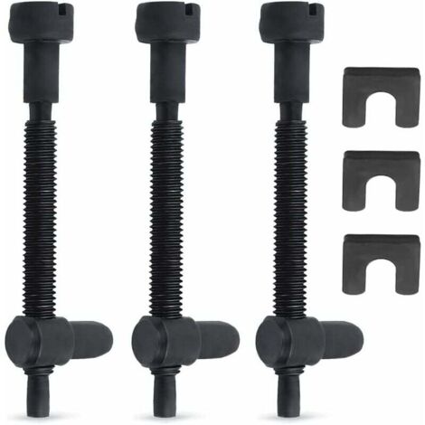 2 Tornillos Tensor Cadena Motosierra M5 X 52 Mm - Compatible Con Husqvarna Y Stihl, Para Ajuste Y Mantenimiento