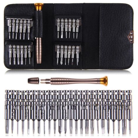Kit de tournevis et d'outils de réparation professionnels 25 en 1 pour smartphones Air