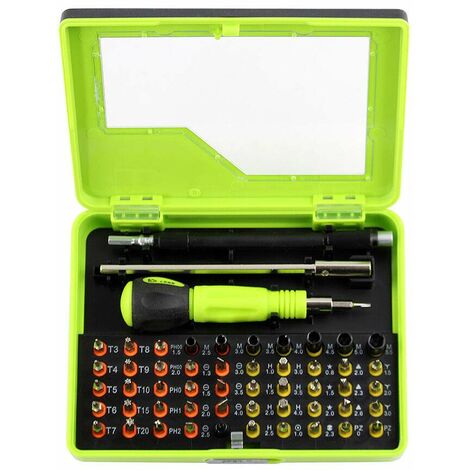 Kit de tournevis multifonction 53 en 1 pour appareils électroniques, PC, ordinateur portable, téléphone, montre, lunettes, appareil photo