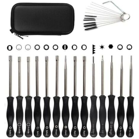 Kit de tournevis réglage carburateur, 14 pièces, pour tronçonneuse, débroussailleuse, carburateur -