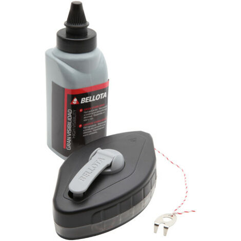 Kit de traçage BELLOTA - Cordeau traceur semi-transparent - Poudre - 50222