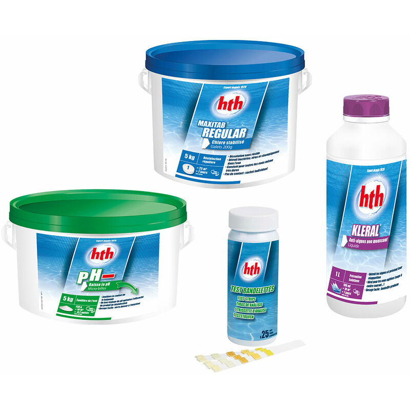 Kit de traitement complet au chlore (0-20 m³) - HTH