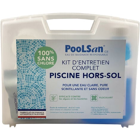 Kit De Traitement Sans Chlore Pour Piscine De 5 à 20 M³ 588