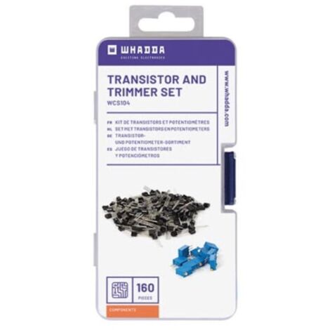 KIT DE TRANSISTORS ET POTENTIOMÈTRES VELLEMAN WCS104