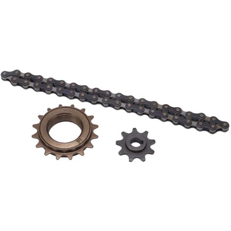 Kit de transmission pour VTT, plateau 16 dents, pignon 9 dents, chaîne 38 maillons, ensemble roue libre et plateau