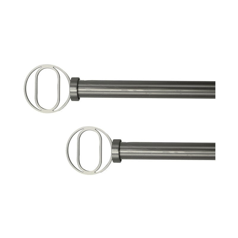 Store Menuiserie - Kit de Tringle à Rideau Extensible Visio pour Volet Roulant gris