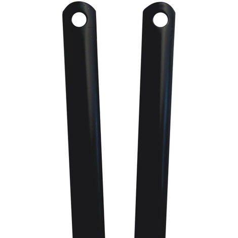 Kit de tringles pour crémone fonctionnelle - Finition : Noir RAL9005 Mat - MAP