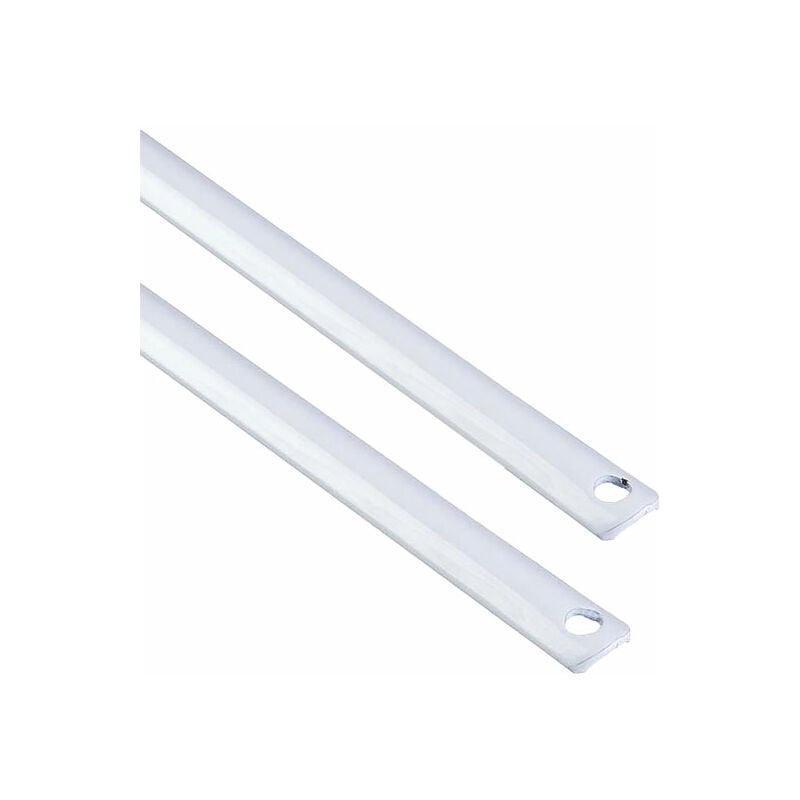 Kit de tringles pour fausse crémone - Finition : Blanc RAL9016 - Longueur tringles (mm) : 1300+1300 - map