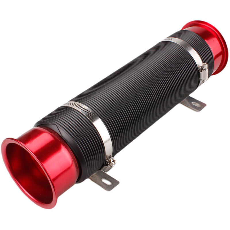 Trimec - Kit de tube télescopique universel pour tuyau d'admission d'air froid flexible de 3 pouces pour voiture