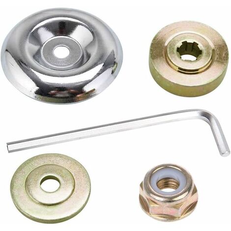 Kit de tuercas de cabezal de desbrozadora universal de 5 piezas Kit de mantenimiento de cuchillas de cortacésped para máquina de jardinería Stihl para desbrozadora forestal Cortacésped de jardín