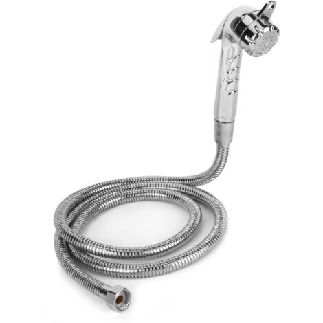 Kit de Tuyau de Pomme de Douche en Acier Inoxydable, Douche Extérieure pour Camping-car, Camping-car, Yachts, Filetage 1/2.