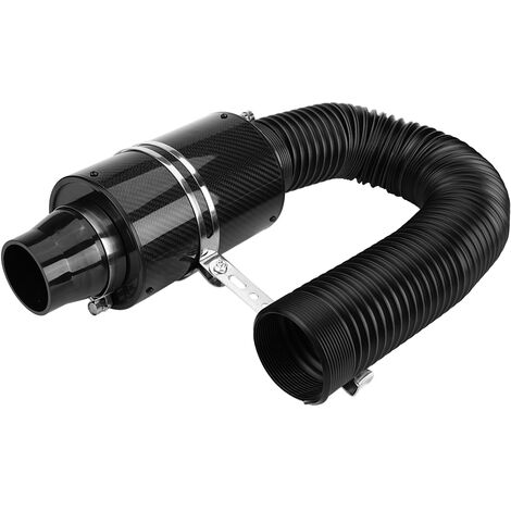 Kit de tuyau de tuyau d'induction d'admission de système de filtre à Air froid de Fiber de carbone universel de voiture