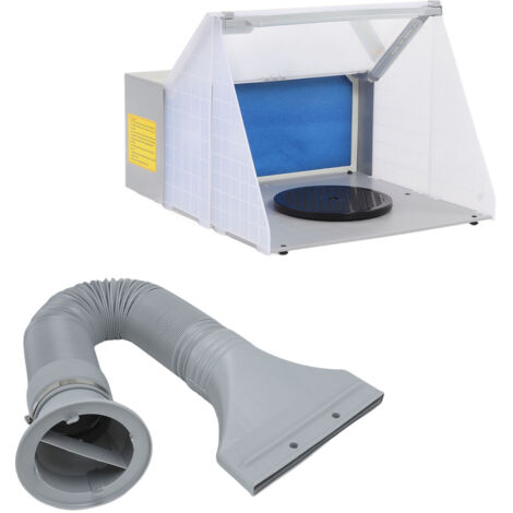 Kit de tuyau d'extension d'échappement pour cabine de peinture aérographe, 170 cm, flexible avec adaptateur plat, pour projets de loisirs créatifs, pièces et accessoires HS-E420H