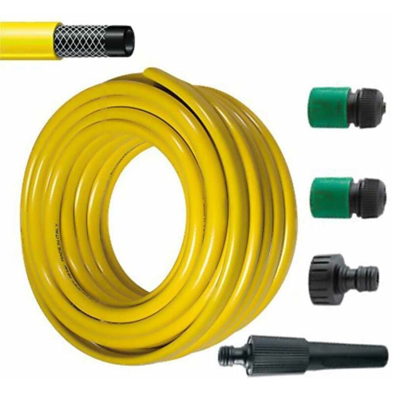 Foxcot - Kit de tuyau d'irrigation 1/2 'x 15 mètres et raccords de connexion rr Italia