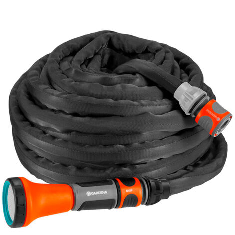 kit de tuyau gris liano. longueur 15m. gardena