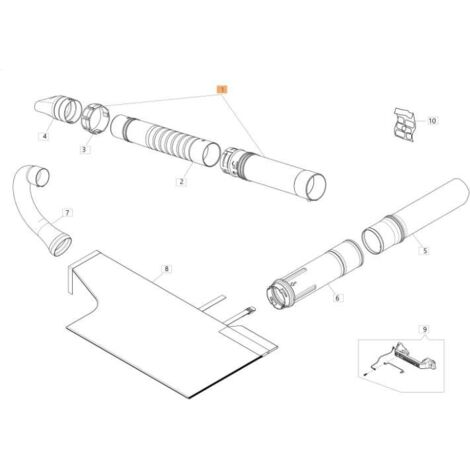 KIT DE TUYAUX D'ORIGINE EMAK 56600201