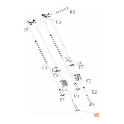 KIT DE VÁLVULAS EMAK ORIGINAL L66152515