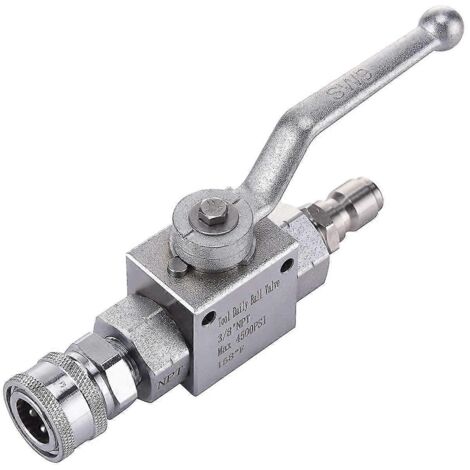 Kit de vanne à bille pour nettoyeur haute pression, raccord rapide 3/8", 4500 PSI