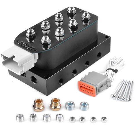 Kit de vannes de collecteur de suspension pneumatique à bloc de solénoïdes 12 V