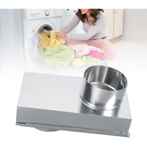 Kit de ventilación para secadora, tubo de ventilación interno liso fabricado en aleación de aluminio, ventilador de repuesto universal para secadoras, 2 puntos de acceso.