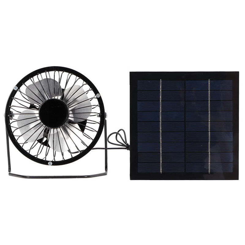 Kit de ventilateur de panneau solaire, Mini Panneau Solaire 5 W avec Ventilateur de Refroidissement Portable Ensemble de Panneaux solaires