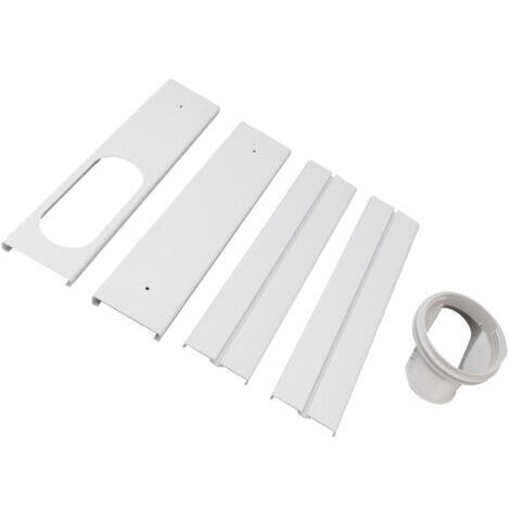 Kit de ventilation de fenêtre portable pour climatiseur, panneaux d'étanchéité en PVC réglables pour climatiseur horizontal et vertical
