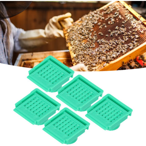 Kit de Ventilation pour Ruche (5 pièces) - Grille d'Entrée Vent ABS Vert - Léger et Résistant