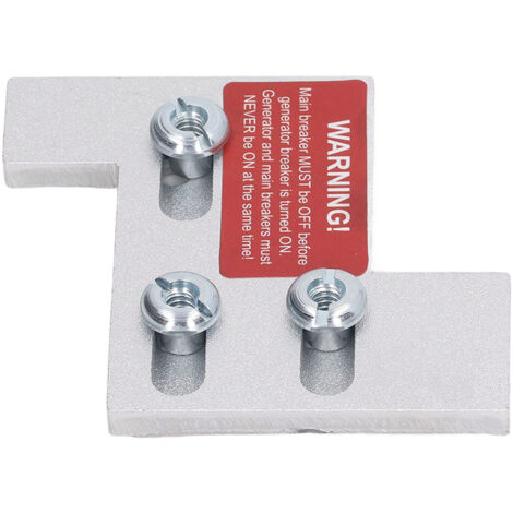 Kit de Verrouillage de Disjoncteur pour Générateur de Secours - Compatible Boîtier Électrique 150A/200A - Entraxe 1.25 Pouce