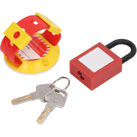 Kit de verrouillage de poignée de panneau électrique, isolation incendie, fourniture de sécurité en Nylon pour industriel
