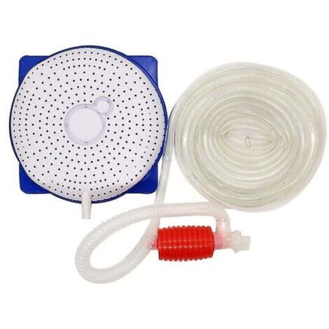 Kit de vidange de couverture de piscine pour piscines hors sol, siphon de couverture de piscine avec tuyau de 16 pieds et pompe, f