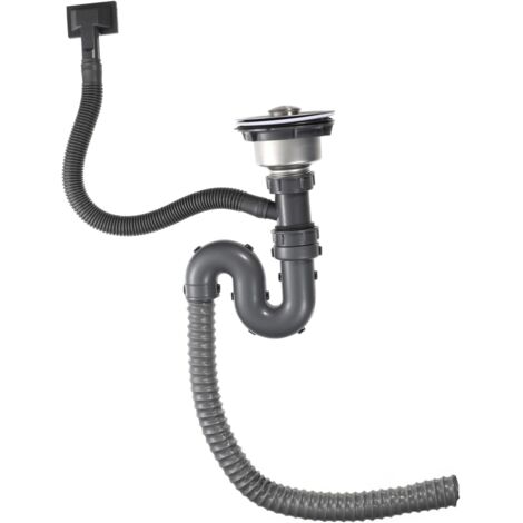 Kit De Vidange pour Lavabo De Salle De Bain 1 Ensemble Tuyau Flexible De