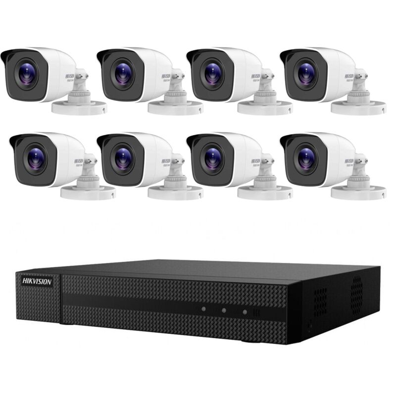 Hikvision - kit de vidéosurveillance 8 caméras extérieures 5 mpx
