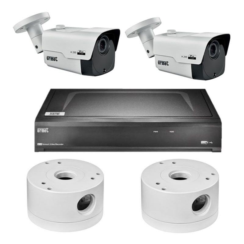 Kit de vidéosurveillance Urmet ip 5M avec nvr 8 Canaux 4K poe 1098/858