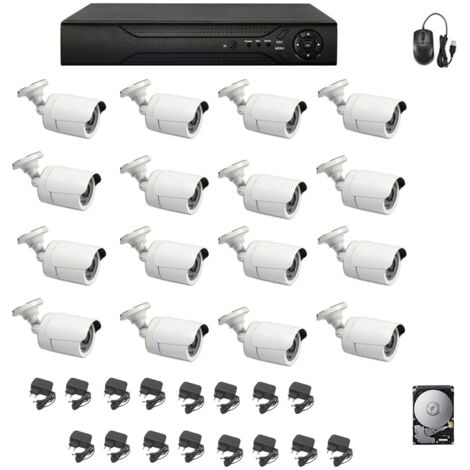 HOUSECURITY KIT DE VIDEOVIGILANCIA AHD 16 CÁMARAS 5 MPX DVR 16 CH 1 TB