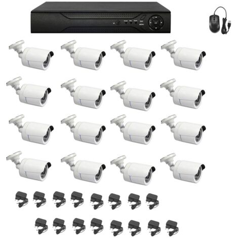 HOUSECURITY KIT DE VIDEOVIGILANCIA AHD 16 CÁMARAS 5 MPX DVR 16 CH