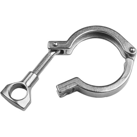 Kit de virole de soudure sanitaire OD de 3/4" avec triple collier de