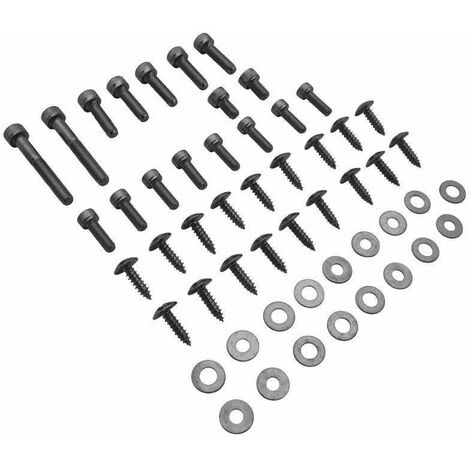 Kit de vis de carrosserie carénage capotage acier chromé compatible avec MBK booster NG Rocket Yamaha Bump Spy Scooter moto