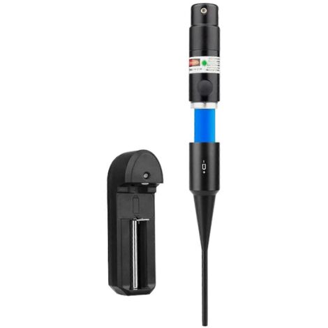 Kit de visée laser pour calibres .177, .22 et jusqu'à 12GA. Pointeur laser, collimateur et viseur universel inclus. Pile fournie.